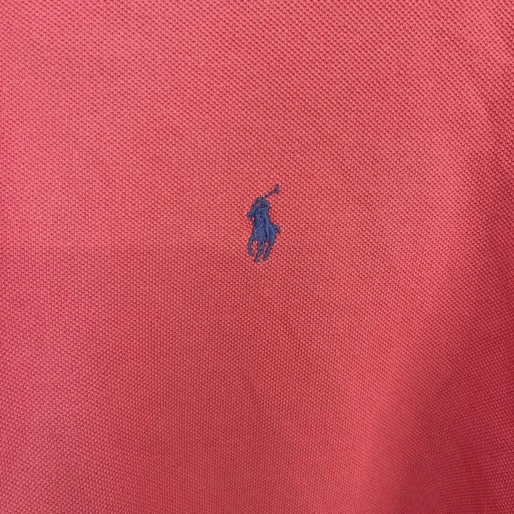 Polo Ralph Lauren Polo Shirt Mens Large Classic Fit‎ 100% Cotton golf  Pink